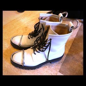 Alexander Wang Lyndon Boots White 38